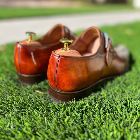 Magnanni single monk strap loafer size 10. - Picture 3 of 7